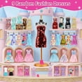 thumbnail image 4 of Cfowner 80 Pack Handmade Doll Clothes Including 5 Wedding Gowns, Fashion Dresses, Tops and Pants, Evening Dresses, Swimsuits, Bikini, Hangers, Shoes and Accessories for 11.5 inch Doll, 4 of 8
