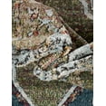 thumbnail image 6 of Unique Loom Isabella Collection Area Rug - Rossellini (7' 10" Square Green/Blue), 6 of 9