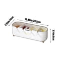 thumbnail image 2 of Kezqiaxn Home and Kitchen Gadgets Condiment Container 4-Compartment Seasoning Jar Storage Container Contains 4 Tablespoons They Are Used To Store Spices Seasonings and Peppe White, 2 of 6