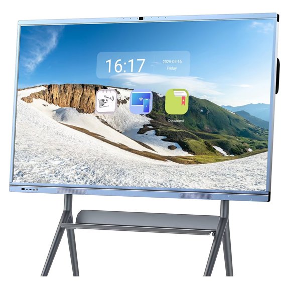 BELNET Smart TVs Conference Touch Interactive Wireless Board 65" 4K Touch Screen Zoom & Teams Integration for Classroom Office(Include Wall Mount)
