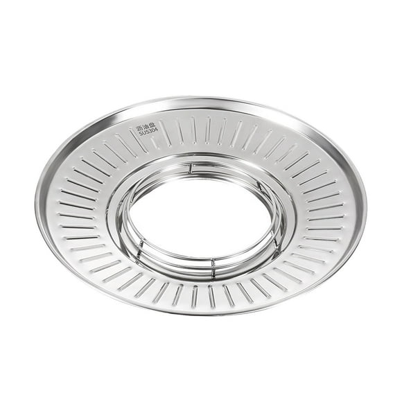 Lipstore Draining Oil Tray Kitchen Oil Draining Tray Fried Food Server Oil Drip Drainer Rack Splatter Screen for Frying Pan for Strain