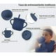 thumbnail image 5 of Juego de Platos y Cubiertos de Silicona Babe Azul ardilla para Bebés, 5 of 9