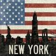 thumbnail image 2 of Hershey, Moira 20x20 White Modern Wood Framed Museum Art Print Titled - New York, 2 of 4