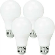 Euri A19 Dimmable 800 Lumens LED Light Bulbs, 9 Watt, 5000 Kelvin/Daylight White, Case Of 4 Bulbs