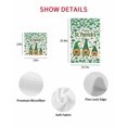 thumbnail image 7 of St Patricks Day Kitchen Dish Towels for Drying Dishes Set of 2, Green Shamrock Spring Watercolor Gnomes Beige Waffle Weave Microfiber Hand Tea Bathroom Towels Quick Dry & Absorbent Towel 12x12, 7 of 7