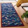 thumbnail image 2 of SAFAVIEH Jardin Bevin Floral Runner Rug, Blue/Pink, 2'3" x 8', 2 of 8