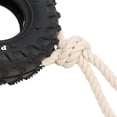 thumbnail image 6 of Dog Puzzle Toys,Dog Tire Chewing Toy Bite Resistant Treat Dispensing Rubber Aggressive Dog Tug Toy with Rope for Medium Large Dogs Improve Your Dog's Intelligence (Black), 6 of 9