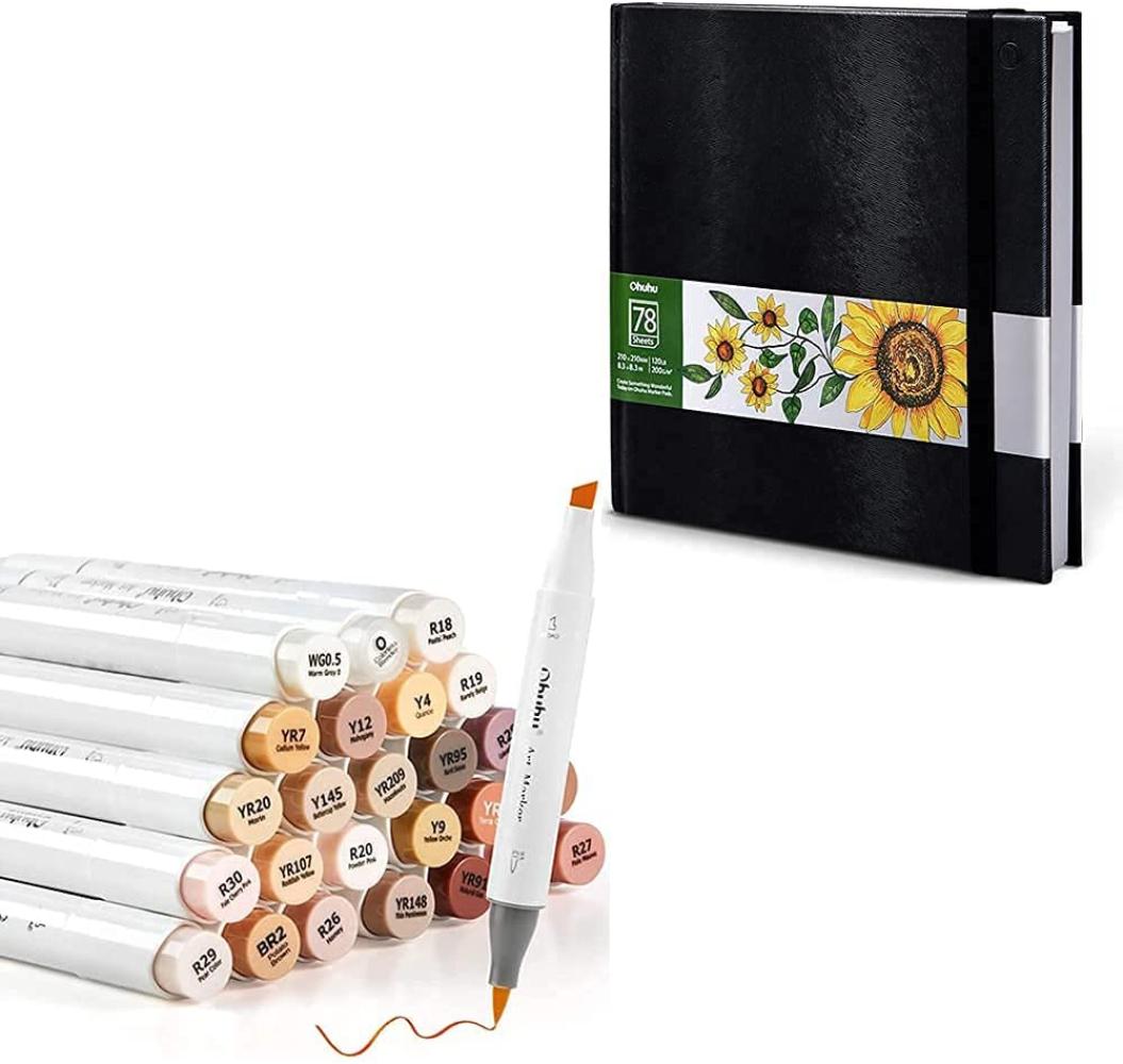 skin tone ohuhu markers