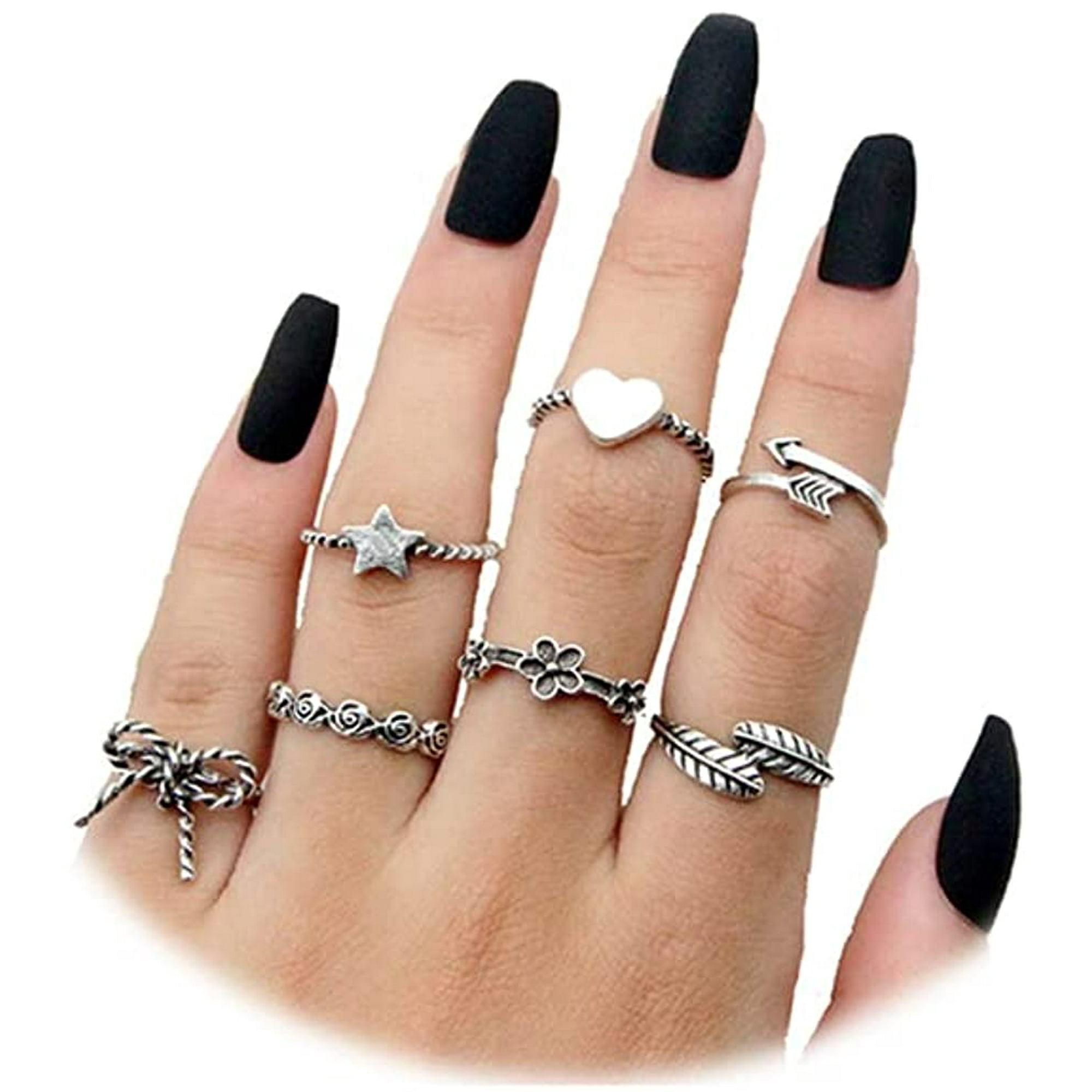 Dainty midi rings deals