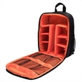 thumbnail image 1 of Mochila Multifuncional para Cámara Digital, Impermeable, para Exteriores, para Cámara Réflex Digital, para Objetivo, Color Naranja., 1 of 5