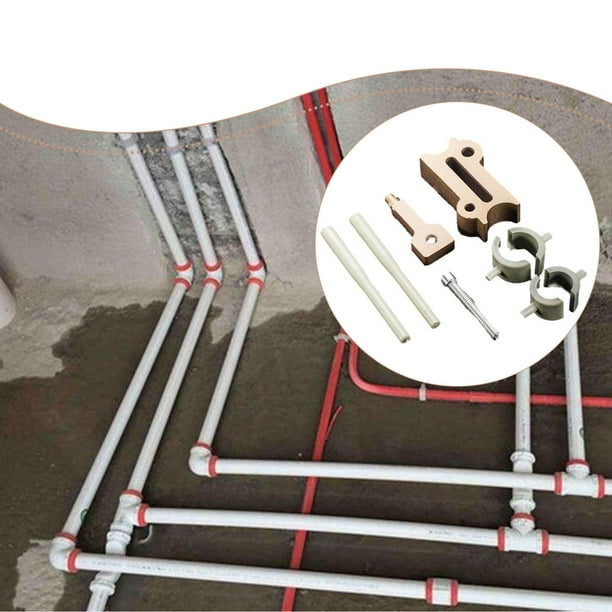 7 piezas de herramienta de reparación de tuberías de polietileno de doble cabezal (PPR) para tapones de fugas, accesorios para fontanería doméstica