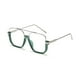 thumbnail image 1 of Gafas de sol cuadradas de moda con montura media para mujer, estilo bloguera., 1 of 1