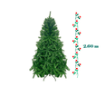 thumbnail image 2 of Árbol de Navidad Pino Clásico Ramas Montables Importadora La Merced  Verde Oliva Plástico Resistente 260 cm, 2 of 4