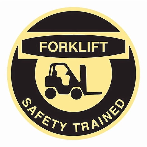 Brady Hard Hat Emblem Label,PK4, 42243 42243