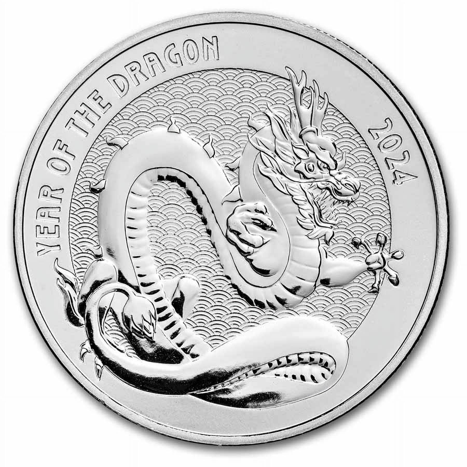 APMEX, Silver Bar, 1 oz, Year of the Dragon 2012, Chinese zodiac