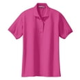 thumbnail image 5 of Yellow Rooster Women's Silk Touch Classic Female Polo Shirt Tropical Pink XL, 5 of 6