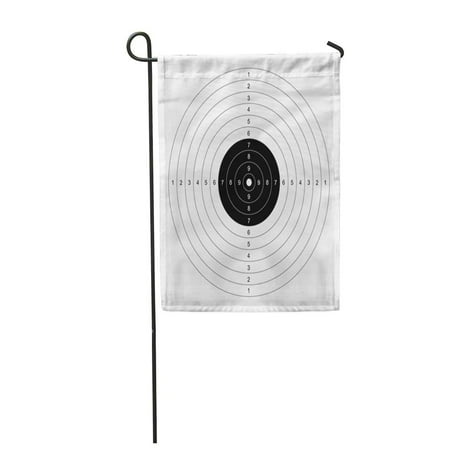 The Range Garden Furniture LADDKE Blank for Sport Target Shooting Competition Clean Numbers Range Garden Flag Decorative Flag House Banner 12x18 inch ()