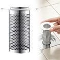 thumbnail image 2 of GUANJUN 304 Stainless Steel Floor Drain Strainer, Multi Size Mesh Waste Catcher, Anti Clog Drain Filter For Kitchen Sink Bathtub Shower Floor, 2 of 5