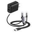 thumbnail image 1 of Cargador 2 En 1 Ugreen 20w Negro + Cable USB C a USB C 100W, 1 of 6
