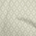 thumbnail image 1 of oneOone Cotton Jersey Beige Fabric Quatrefoil Craft Projects Decor Fabric Printed By The Yard 58 Inch Wide, 1 of 4