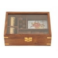 thumbnail image 5 of Wooden Game Set with Brass Goblet, 5 of 5