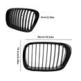 thumbnail image 4 of Rejilla de riñón de estilo automotriz Parrilla brillante resistente a los arañazos Reemplazable 51137005837 51137005838 Reemplazo para E39 5-Series Inevent VI001698-00B, 4 of 6