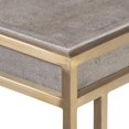 thumbnail image 3 of Uttermost Cardew Modern PU Steel and MDF Console Table in Charcoal Gray, 3 of 5