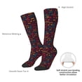 thumbnail image 4 of Rateoe Music Pattern Women’s Knee High Crew Socks,Trouser Socks Comfortable, Breathable, Moisture-Wicking and Soft, 4 of 6