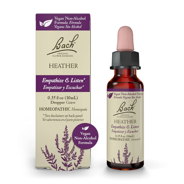 Flower Essence Bach Original Heather, 10 ml, sin alcohol