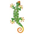 thumbnail image 1 of Gecko escultura de lagartija decorativa colgante interior exterior dormitorio jardín valla ornamento Sunnimix Escultura de arte de pared de Gecko, 1 of 6