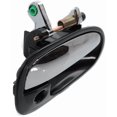 thumbnail image 3 of CIVIC 96-00 FRONT EXTERIOR DOOR HANDLE RH, Chrome Lever+Black Housing, w/ Keyhole, 3 of 5