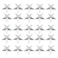 thumbnail image 1 of Miangastore Metal Five-Pointed Star Adornment Silver 100Pcs 1.6x1.6in, 1 of 9