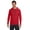 Tr Red/ Dark Gry, variant on 987AN Adult Lightweight Long-Sleeve Hooded T-Shirt