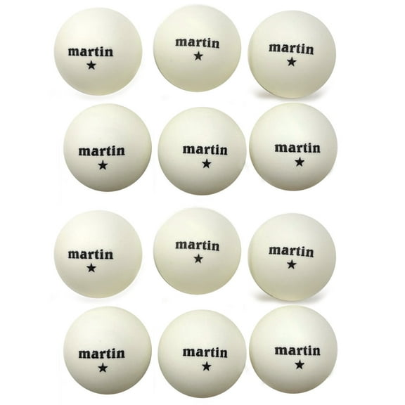 12 White Table Tennis Practice Balls Ping Pong Beer Pong Sport Player Official