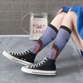 thumbnail image 3 of Lsque Winter Fire Dragon Printed Crew Socks Men's Women's LightWeight Thin Casual Calf Socks ,Knee High Socks,Cotton Socks, 3 of 9