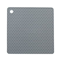Square Silicone Honeycomb Mats, Heat Resistant Pot Holder Pads for Countertops, Thickened Hot Pad Trivets for Kitchen, Microwave, Dining Table, Stylish Home Decor