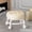 🔥 White_New, variant on KITTEHIGM Wheeled Low Stool Rolling Stool for Home Use Wheel Doorway Lazy Man Shoe Stool Multifunctional Small Seamstress Stool with Casters