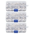 thumbnail image 1 of 3 Boxs Brooch Buttons Seaming Free Detachable Plastic Iron Decorative Practical DIY Making Shirt Pins for Women Round, 1 of 14