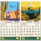 thumbnail image 5 of Naiovety Calendario de pared de dibujos animados divertido planificador mensual de vacaciones Oficina evento arte niños regalo hogar colgante decoración Almacenamiento y organización del hogar Naiovety HA010941-00, 5 of 6
