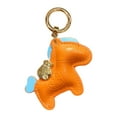 thumbnail image 2 of New Year 2026 Horse Pendant, Handmade Leather Horse Bag Charm - Kawaii Animal Charm for Handbags, Purse Bag Accessories Horse Keychain & Gift Idea, Orange, 2 of 4