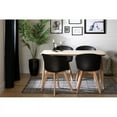 thumbnail image 6 of South Shore Interface Pure White Desk & 1 Flam Black Chair with Wooden Legs Set, 6 of 8