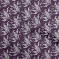 thumbnail image 1 of oneOone Polyester Spandex Purple Fabric Asian Paisley Dress Material Fabric Print Fabric By The Yard 56 Inch Wide, 1 of 4