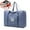 Light Blue, variant on Bxaolu Travel Duffle Bags Weekender Overnight Bags for Women Men Foldable Carry on Bag Holiday, Shopping, Weekends, Outing, Gym (Pink-22L)