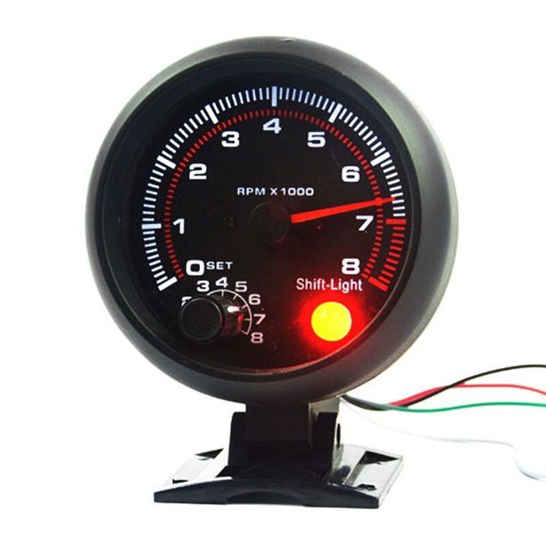 Universal Auto Truck Tachometer High Quality 8000rpm Range Revolution Meter Durable Digital Car Speedometer Car AccessoriesBrownUnited States He Qiyong unisex