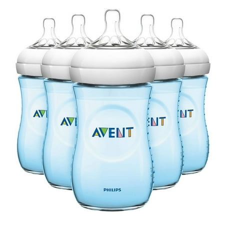 Philips Avent Natural Bottle, Blue - 9oz (5pk)