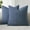 Blue, variant on Linen Check Throw Pillow Covers Set of 2 - Natural Beige Farmhouse Modern Boho Vintage Decorative Cushion Covers for Sofa Couch Bedroom Living Room Decor(no pillow inset)