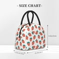 thumbnail image 2 of Salouo Strawberries for Insulated Lunch Bag for Women/Men - Leakproof Cooler Tote Bag Organizer - Reusable Lunch Box for Office Picnic Hiking Beach-One Size, 2 of 6