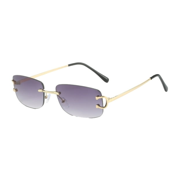 Sonducket Gafas de sol rectangulares con estilo, a prueba de rayos , alta definición, larga vida útil, gafas de sol transparentes para mujer, Type3 NO3