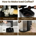 thumbnail image 5 of 3-in-1 Coffee and Tea Machine Brewing System with 2.5 Quart Pitcher, Iced Tea Maker and Iced Coffee Maker, Strength Selector, Perfect For Tea, Coffee, Lattes, Lemonade, 5 of 7