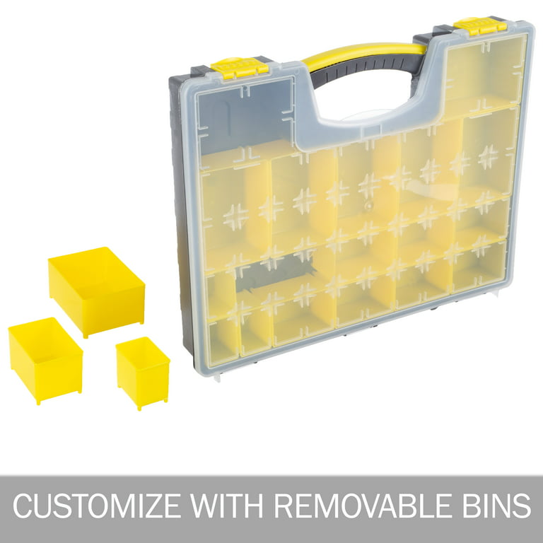 Stanley 25-Compartment Shallow Pro Small Parts Organizer 014725R